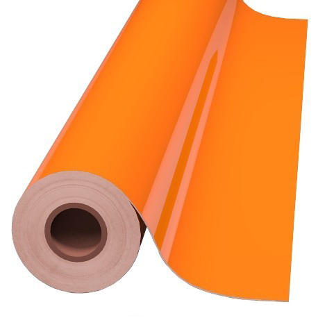 15IN ORANGE 6510 FLUORESCENT CAST - Oracal 6510 Fluorescent Cast PVC Film